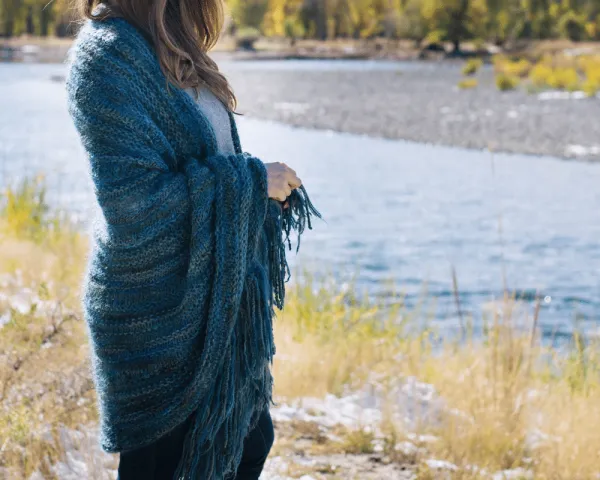 Warm & Wooly Shawl Kit - Image 3